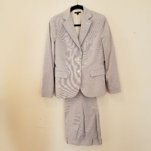 Brooks Brothers Two Piece Gaberdine Wool Suit